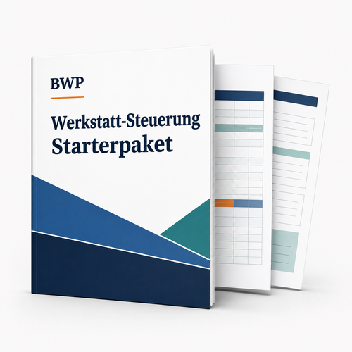 BWP Werkstatt-Steuerung Starterpaket mit Leitfaden, Vorlagen und Excel-Auswertung